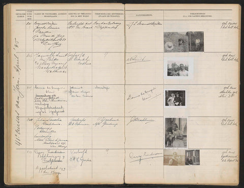 Sheet 65 from Studbook of the pupils of the Colonial School for Girls and Women in The Hague part II (1930-1949), anonymous, 1935 Canvas Print