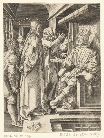 Christ for Herod, Albrecht Dürer, 1656 - 1699 Canvas Print