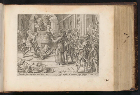 Destruction of the Temple of Baal, Harmen Jansz Muller, 1646 Canvas Print