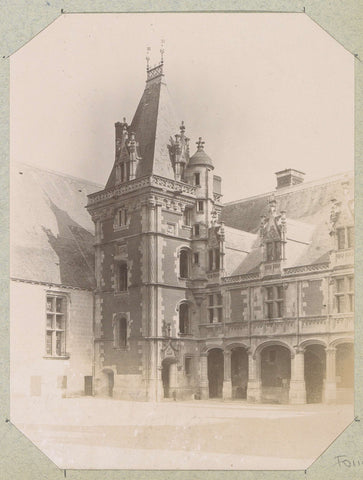 Tower of Chambord castle, anonymous, c. 1890 - c. 1900 Canvas Print