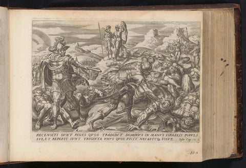 Thirty-one kings defeated by Joshua, Harmen Jansz Muller, 1646 Canvas Print