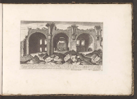 Basilica of Maxentius, anonymous, 1680 Canvas Print