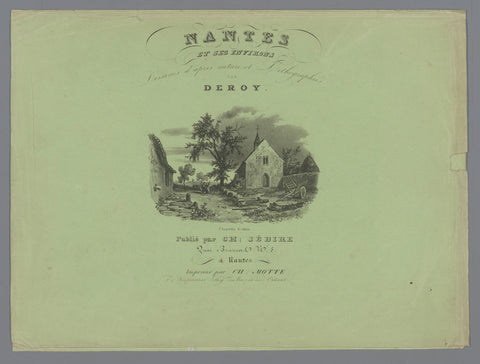 Cover for: Faces in Nantes and surroundings, Isodore-Laurent Deroy, 1833 - 1835 Canvas Print