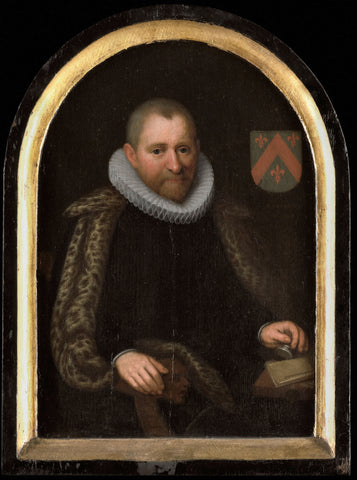 Portrait of Gerrit Willemsz van Schoterbosch (c. 1538-1611), Cornelis Engelsz. (attributed to), c. 1620 Canvas Print