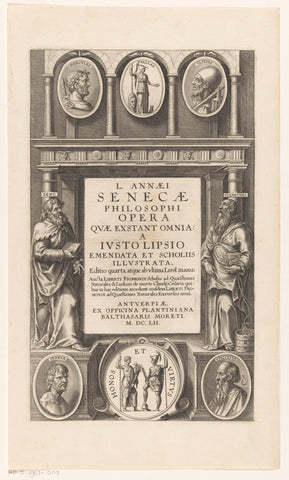 Philosophers Zeno and Cleanthes, Theodoor Galle, 1652 Canvas Print