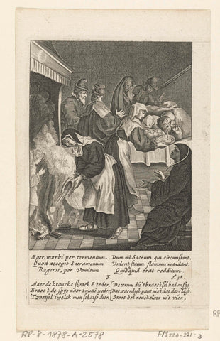 The vomit cast into the fire, 3, Boetius Adamsz. Bolswert, 1639 Canvas Print