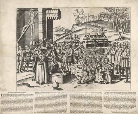 The Tragic Oppression of the Netherlands, 1569, anonymous, 1569 Canvas Print