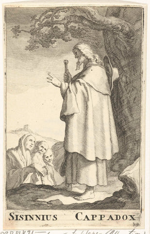 Saint Sisinnius of Cappadocia, Frederick Bloemaert, after 1636 - c. 1670 Canvas Print