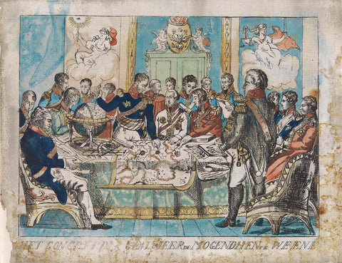 Congress of Vienna, 1815, anonymous, 1815 Canvas Print