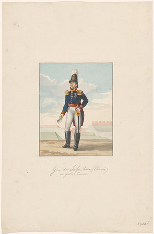 General of infantry, anonymous, 1830 - 1831 Canvas Print