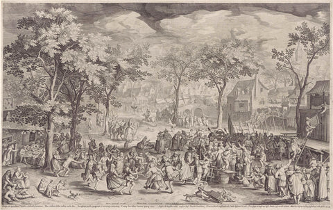 Village Fair, c. 1610, Willem Isaacsz. of Swanenburg, 1595 - 1612 Canvas Print