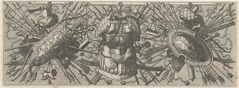 Turkish arms, Johannes or Lucas van Doetechum, 1572 Canvas Print