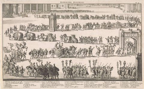 Imperial Triumph, Jan Luyken, 1697 Canvas Print