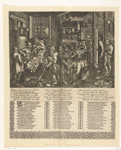 Farmers visiting the lawyer, Aegidius Dickmann, 1618 Canvas Print