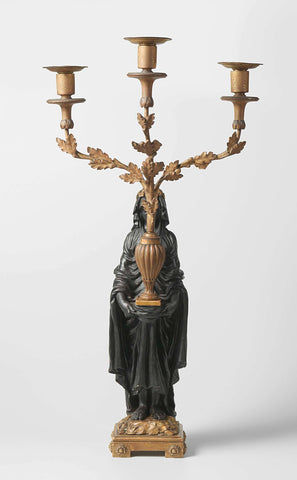 Pair of candelabra, anonymous, c. 1780 - c. 1800 Canvas Print