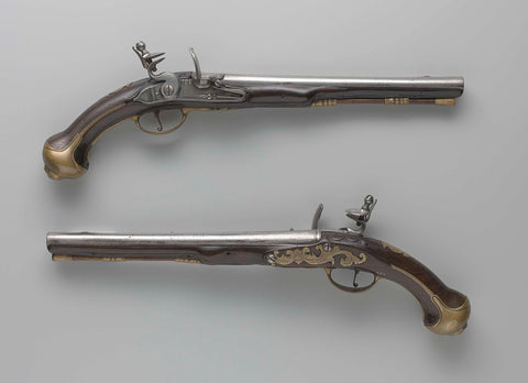 Flint Pistol, Jan Bijlaard, 1700 - 1708 Canvas Print