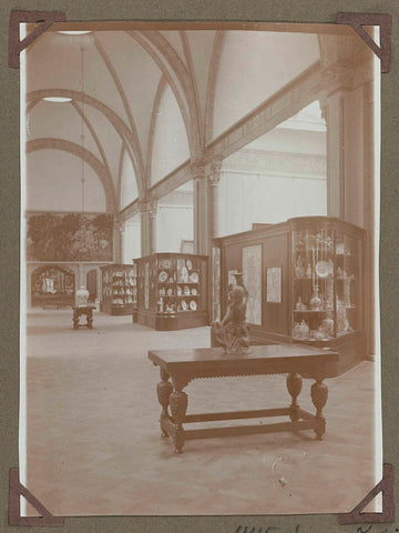 Arrangement of Delft pottery in the Gallery of Honour in 1929, 1929 Canvas Print