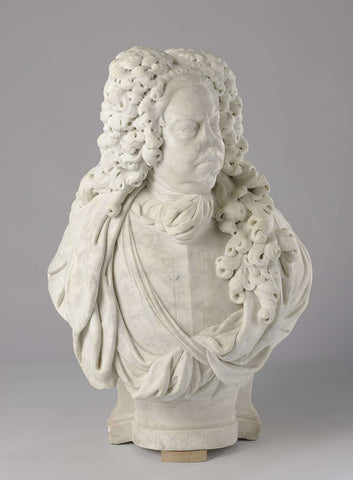 Bust of Johan van Welderen, lord of Ubbergen, Valburg and Oudenhoorn, mayor of Tiel (1660-1724), Jan Baptist Xavery, 1728 Canvas Print