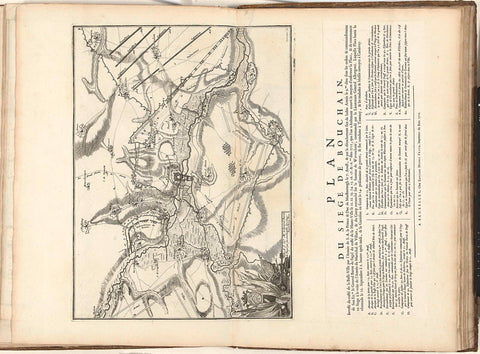 Siege of Bouchain, 1711, Jacobus Harrewijn, 1711 Canvas Print