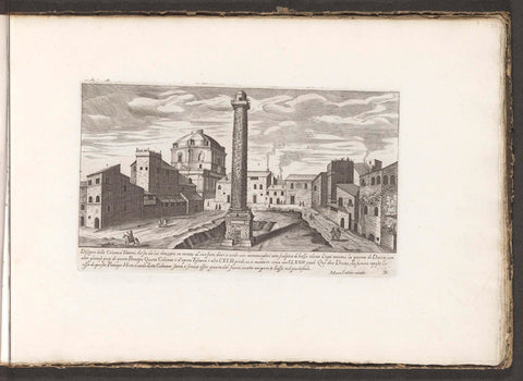 Column of Trajan, anonymous, 1680 Canvas Print