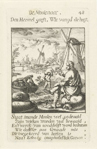 Miller, Jan Luyken, 1694 Canvas Print