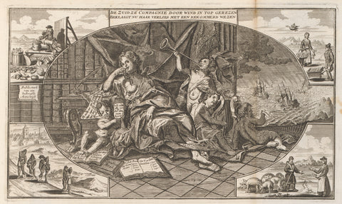 Complaint of the Zuidzee-Compagnie, 1720, anonymous, 1720 Canvas Print