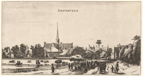 Amstelveen, anonymous, in or after 1650 Canvas Print