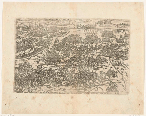 Battle of Ivry (Dreux), 1590, unknown, 1590 - 1592 Canvas Print