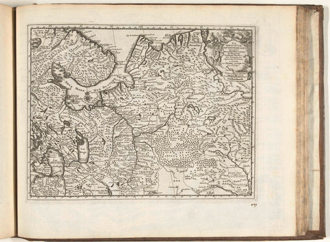 Map of Muscovia, 1726, anonymous, 1726 Canvas Print