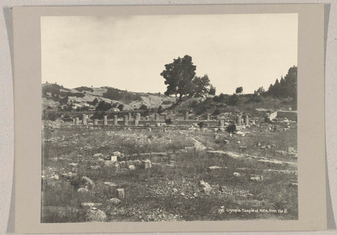 Temple of Hera at Olympia, anonymous, c. 1895 - c. 1915 Canvas Print