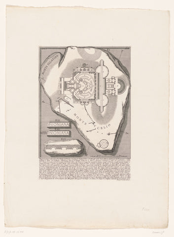 Nymphaeum of Nero in Rome, Giovanni Battista Piranesi, c. 1756 - c. 1757 Canvas Print