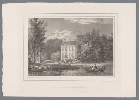 Castle Oud-Poelgeest, Wilhelmus van Groenewoud, 1843 Canvas Print