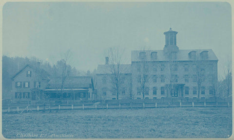 Exterior of cheshire county chaplain's house in Westmoreland, anonymous, c. 1884 - in or before 1889 Canvas Print