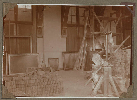 Renovation of room C-163 and C-164 in 1930, 1930 Canvas Print