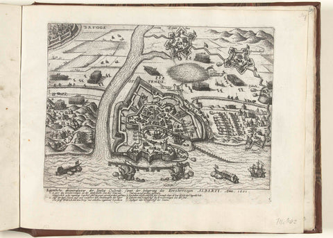 Siege of Ostend, 1601, Frans Hogenberg (workshop of), 1601 - 1603 Canvas Print