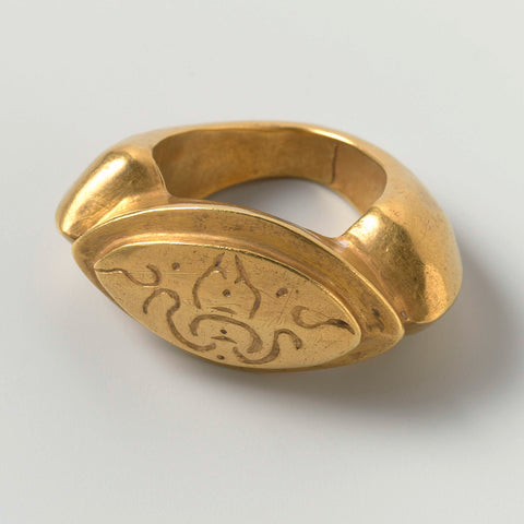 Three Rings, anonymous, c. 800 - c. 1200 Canvas Print