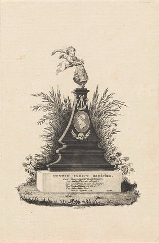 Monument to Hendrik Hooft Danielsz., 1794, anonymous, 1794 Canvas Print