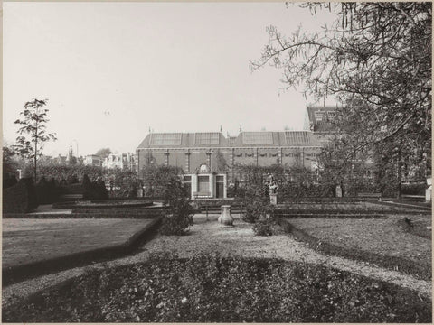 Garden with garden house on the south side, 1978 Canvas Print