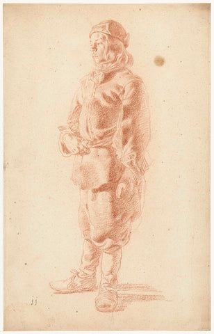 Standing young sailor, Moses ter Borch, in or after c. 1660 - in or before c. 1665 Canvas Print