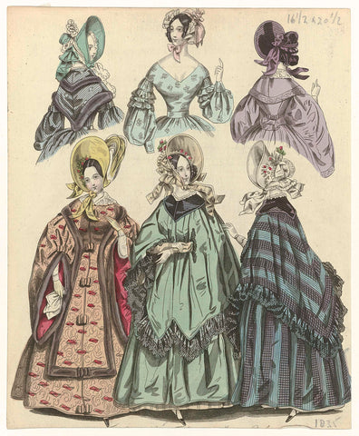 The World of Fashion, 1835, anonymous, 1835 Canvas Print