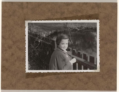 Isabel Wachenheimer in the garden of willy Moos' house, Bellevue 62, Hamburg, March-April 1935, anonymous, 1935 Canvas Print