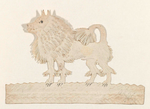 Keeshond, ca. 1787, anonymous, 1787 Canvas Print