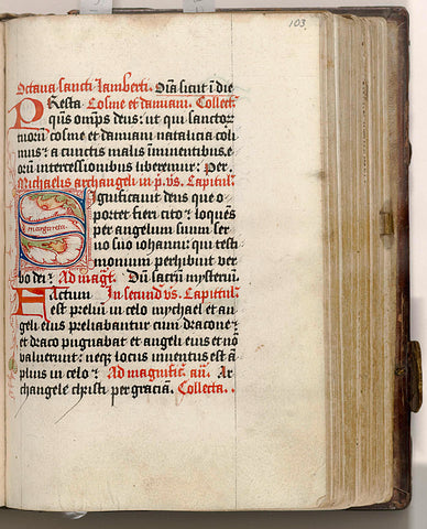 Psalter and breviary (parts) in Latin, anonymous, 1500 - 1600 Canvas Print