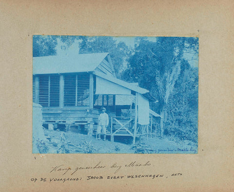 Camp physician mountain Mäabo. In the foreground: Jacob Evert Wesenhagen, physician, Jacob Evert Wesenhagen, 1905 Canvas Print