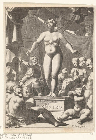 with five bosoms, Hendrik Bary, 1665 Canvas Print