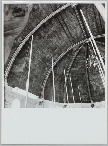 The ceiling of the chapel of the Teekenschool in 1963, 1963 Canvas Print