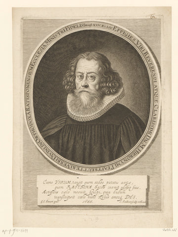 Portret van Hieronymus Pfaffreuter, Jakob von Sandrart, c. 1668 Canvas Print