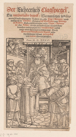 Judge hears the pleadings, anonymous, anonymous, 1536 Canvas Print