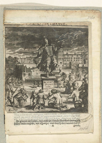 Title page for a pamphlet by Johannes Rothe, 1674, anonymous, 1674 Canvas Print