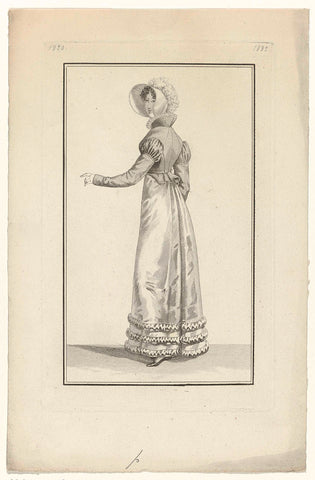 Journal des Dames et des Modes, Costume Parisien, 29 February 1820 (1882), anonymous, 1820 Canvas Print